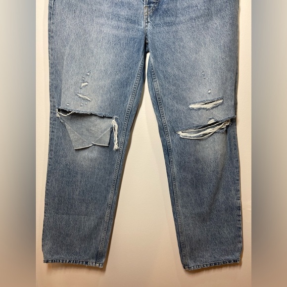 RE/DONE Jeans Women’s Size 29 Originals 90s Comfy Jean in Sunfaded Destroy - Picture 5 of 14